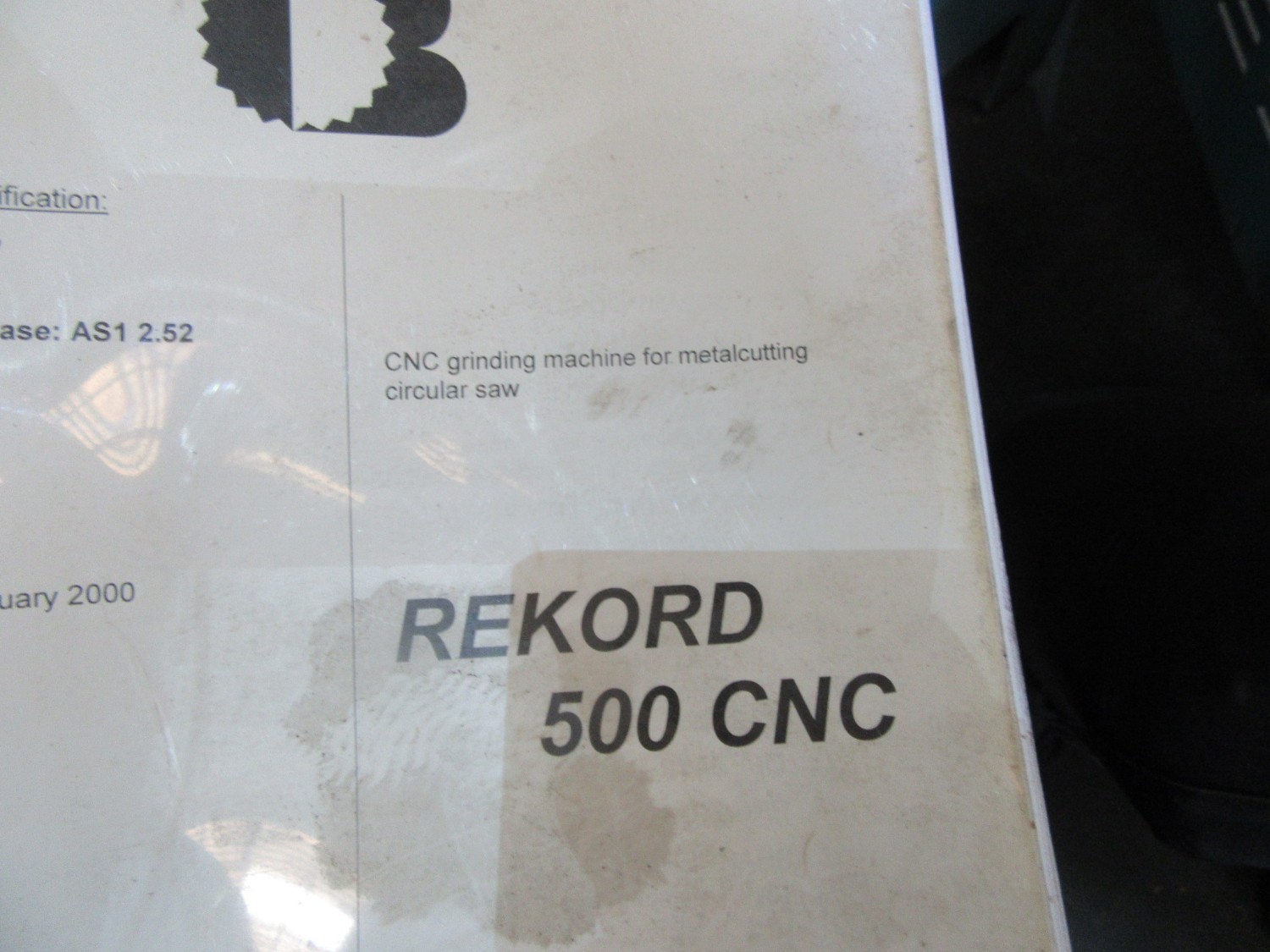 中古Other CNC Grinding Machine REKORD 500 CNC BUSINARO