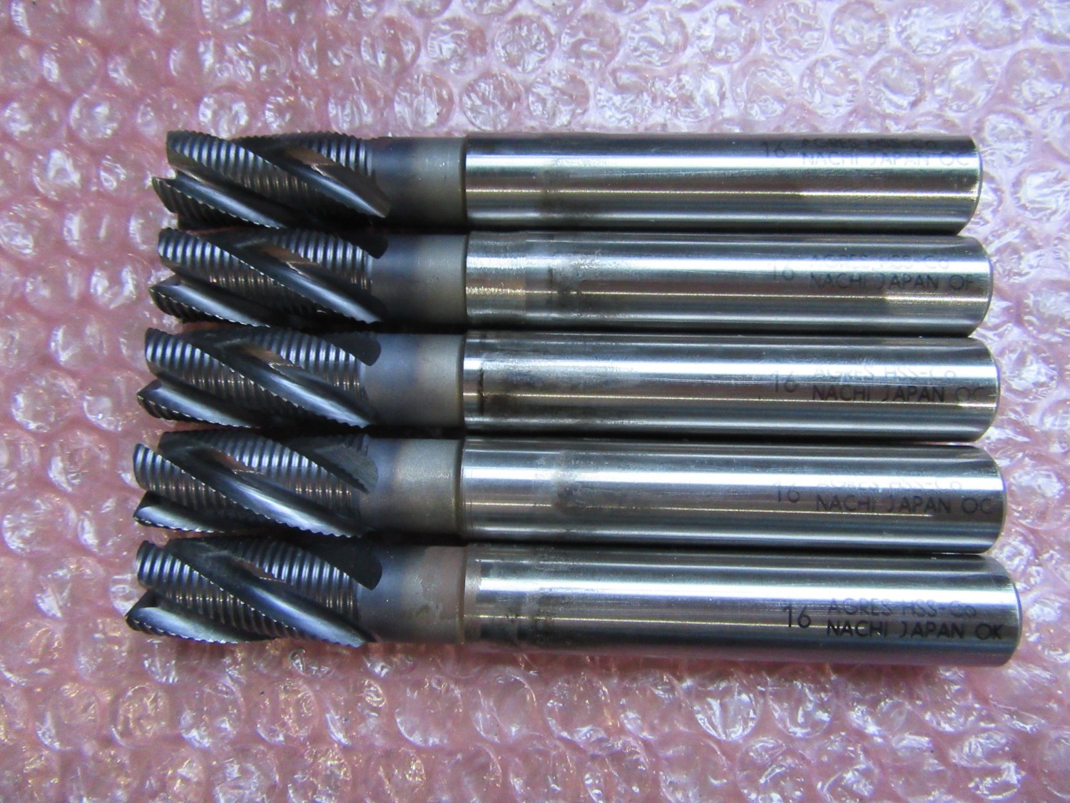 中古Other end mill 【AGミル ラフィングショート5個】AGRES16  NACHI