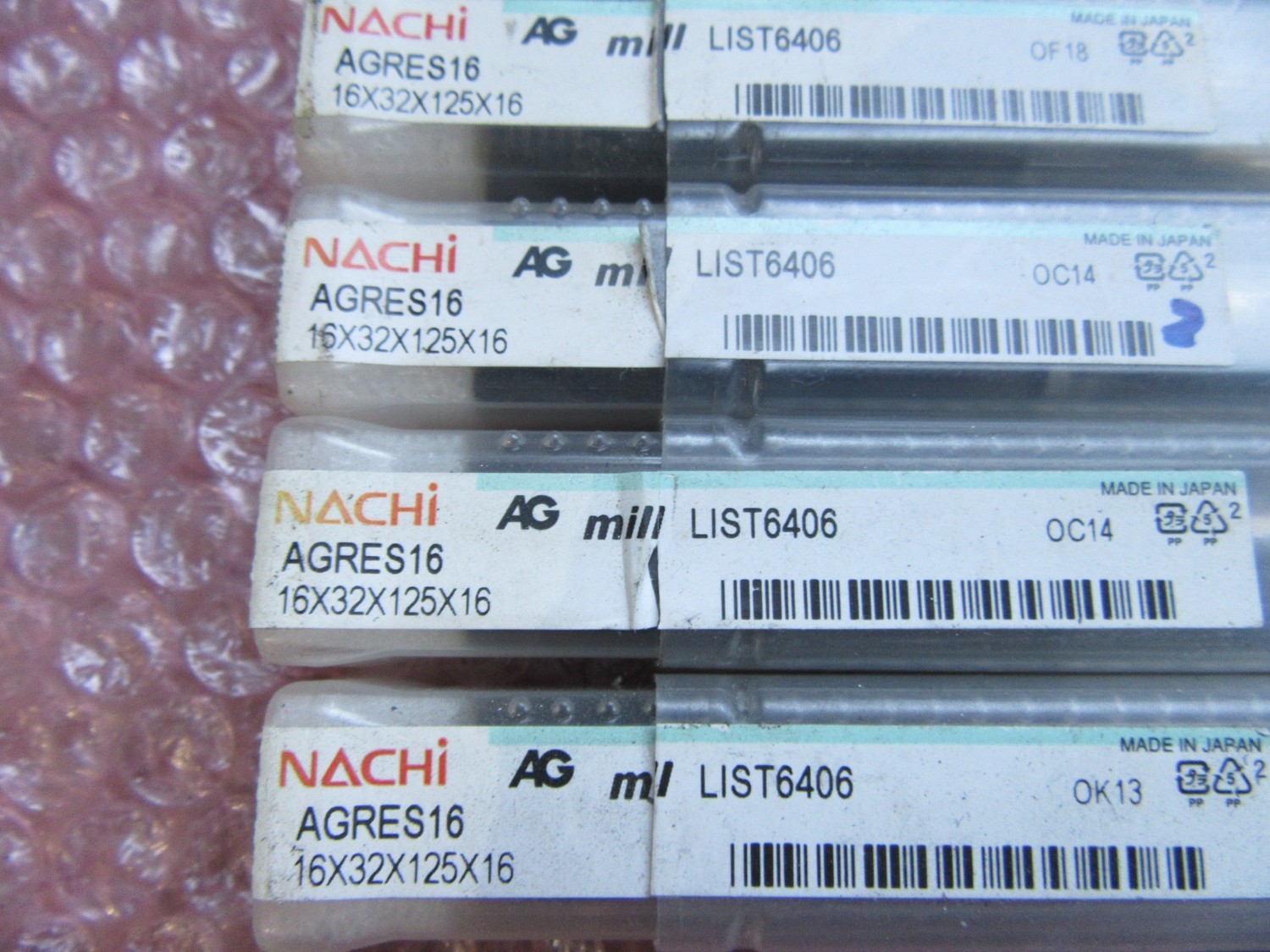 中古Other end mill 【AGミル ラフィングショート5個】AGRES16  NACHI