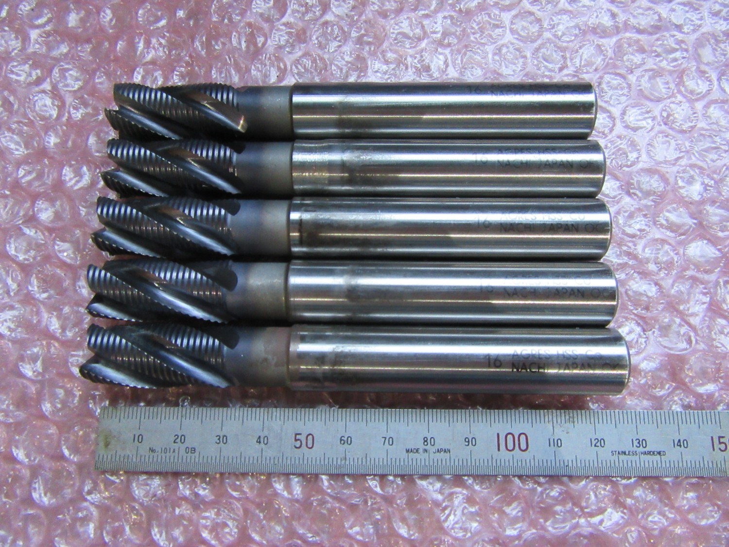 中古Other end mill 【AGミル ラフィングショート5個】AGRES16  NACHI