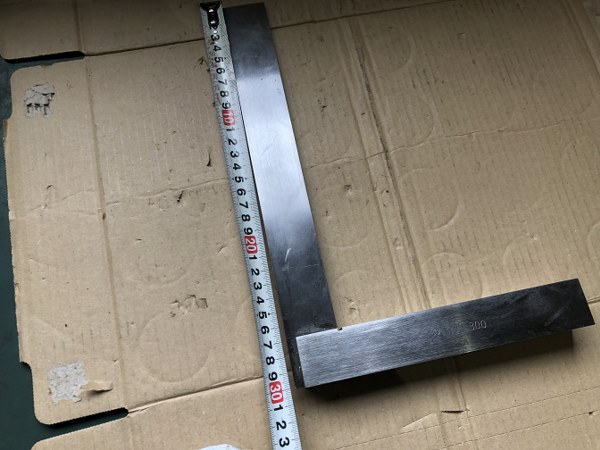 中古Other(Measuring tools・Standards・ Testing machine) 「L台付スコヤ」JIS2級300m/m 新潟精機株式会社