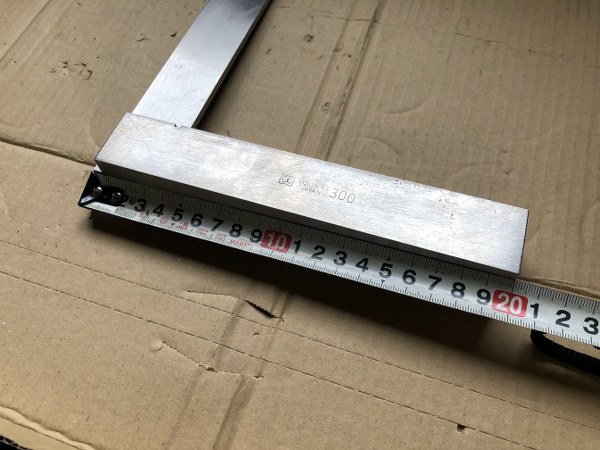 中古Other(Measuring tools・Standards・ Testing machine) 「L台付スコヤ」JIS2級300m/m 新潟精機株式会社