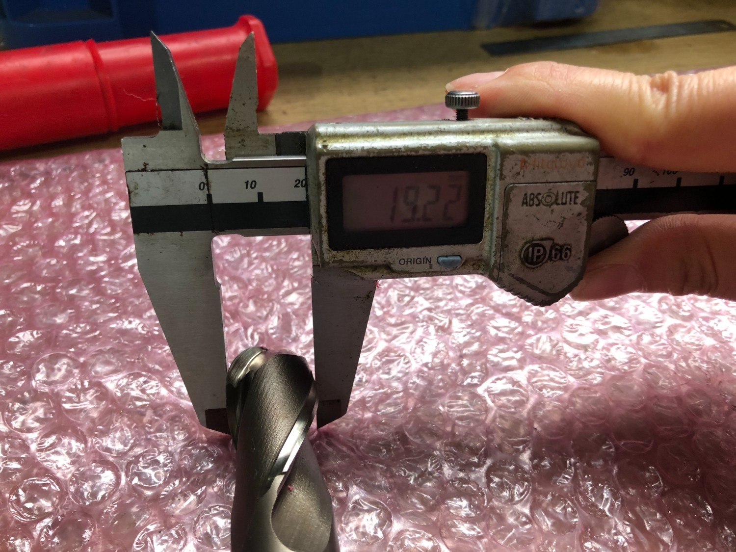 中古End mill(Ball） 【テーパーネックボールエンドミル2枚刃】R10x20 KOBELCO