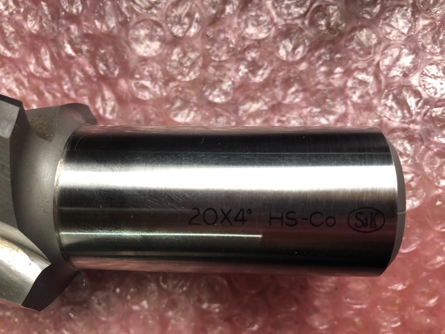 中古エンドミル(スクエア) 【テーパー刃エンドミル4枚刃】20x4x32 SANKO 