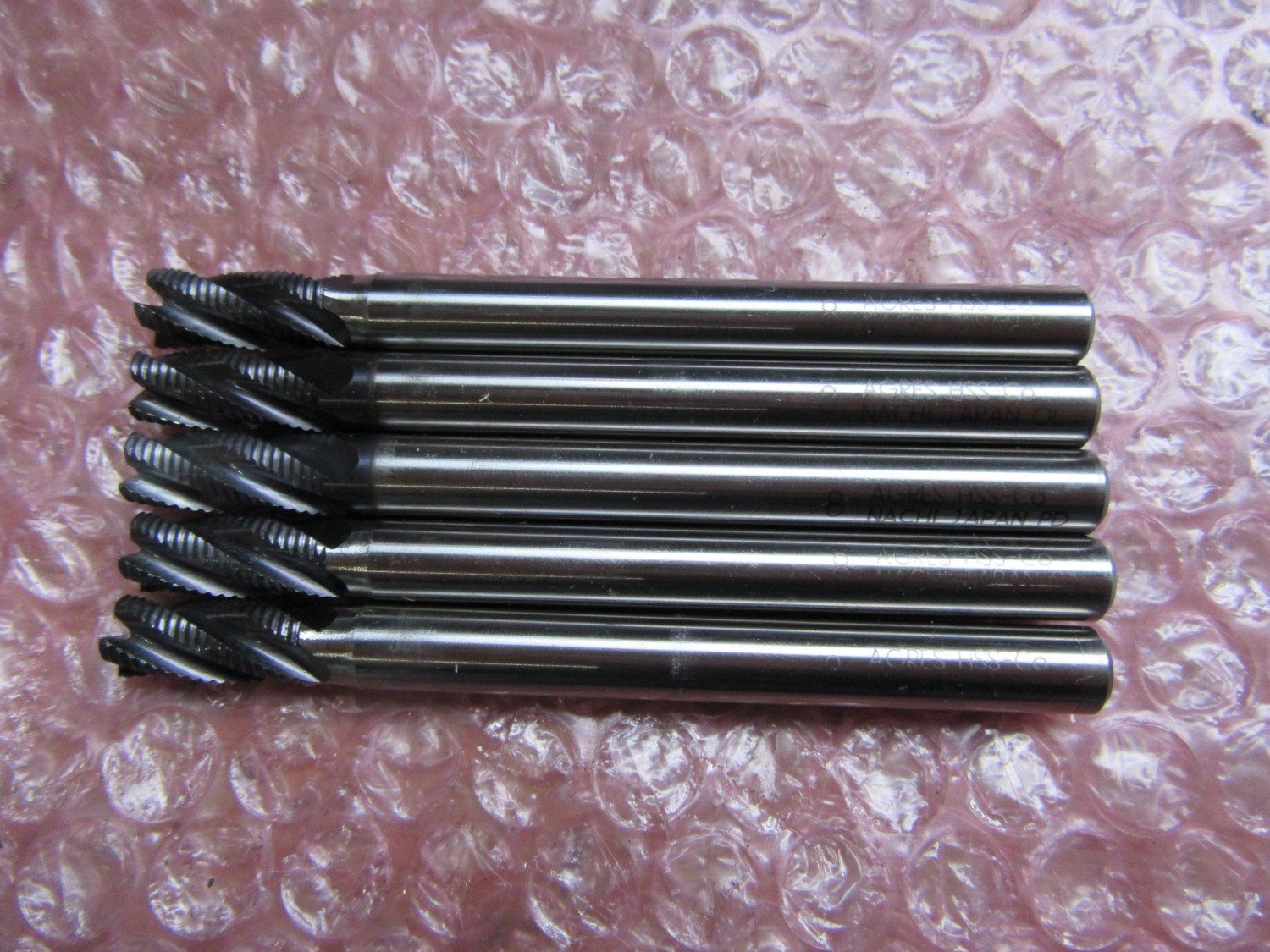 中古Other end mill 【AGミル ラフィングショート5個】AGRES 8  NACHI