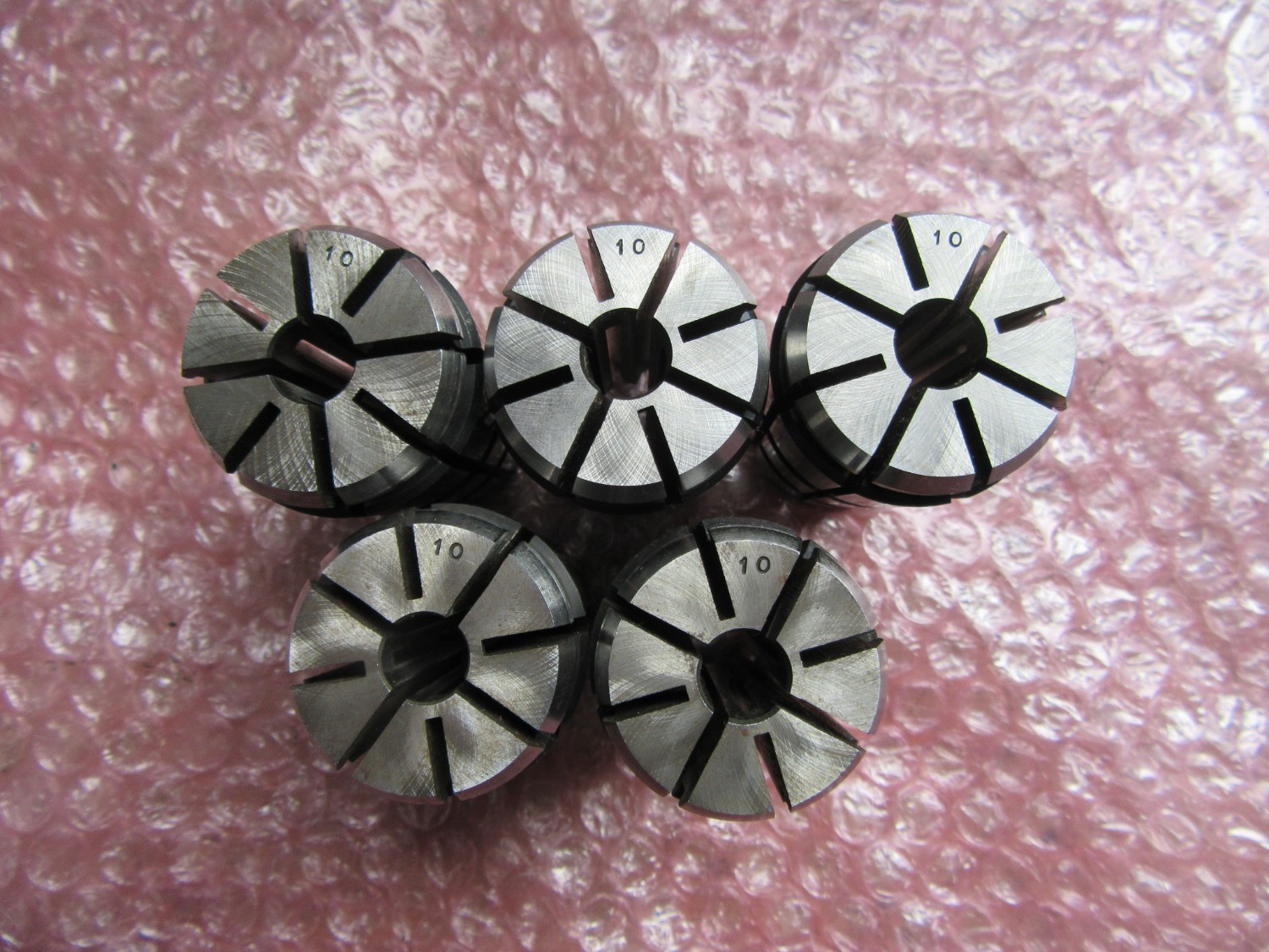 中古Spring collet 【スプリングコレット5個】内径：10 不明