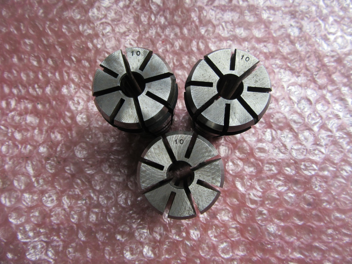 中古Spring collet 【スプリングコレット 3個】内径：10　 不明