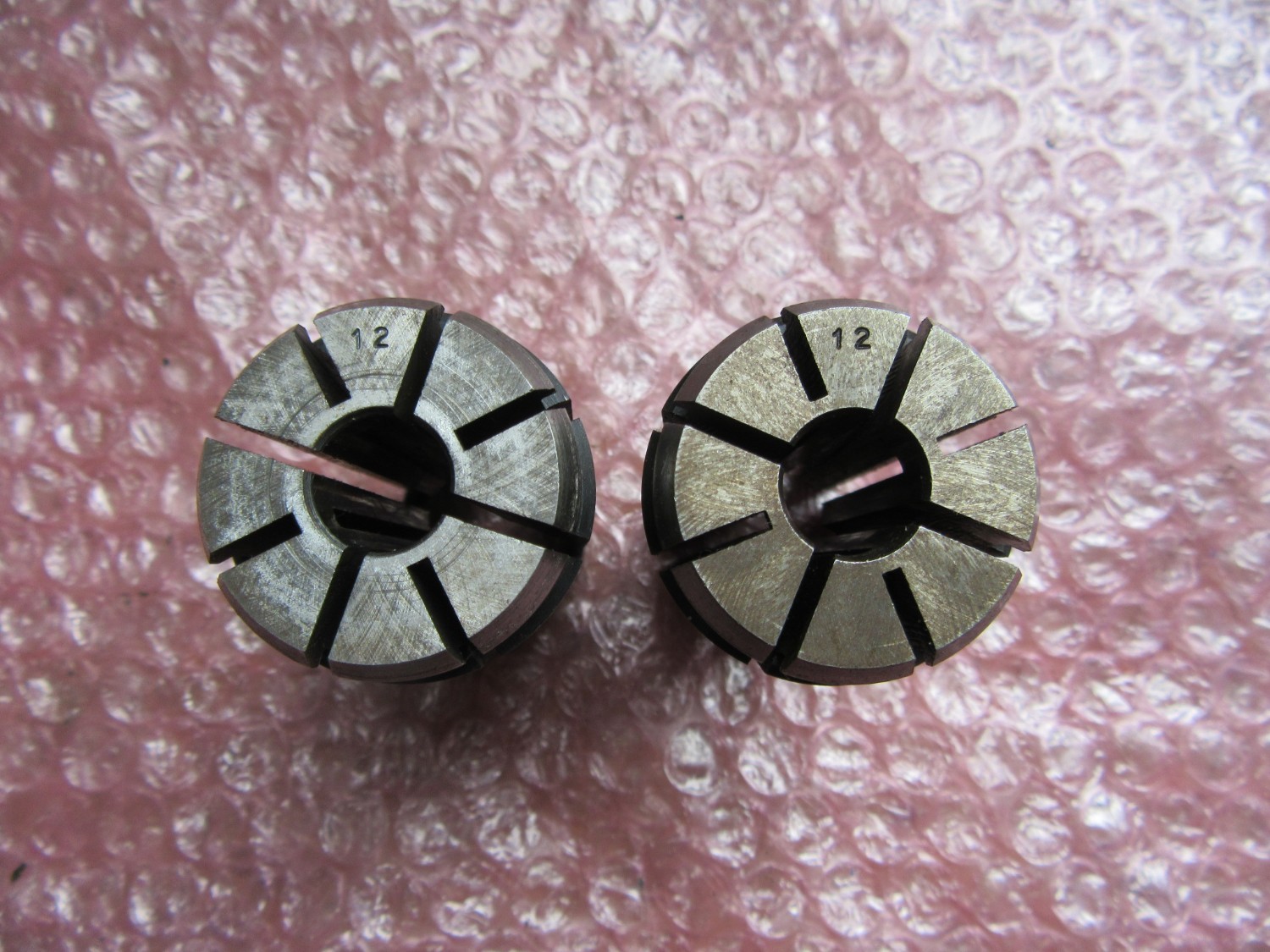 中古Spring collet 【スプリングコレット2個】 内径φ12 不明