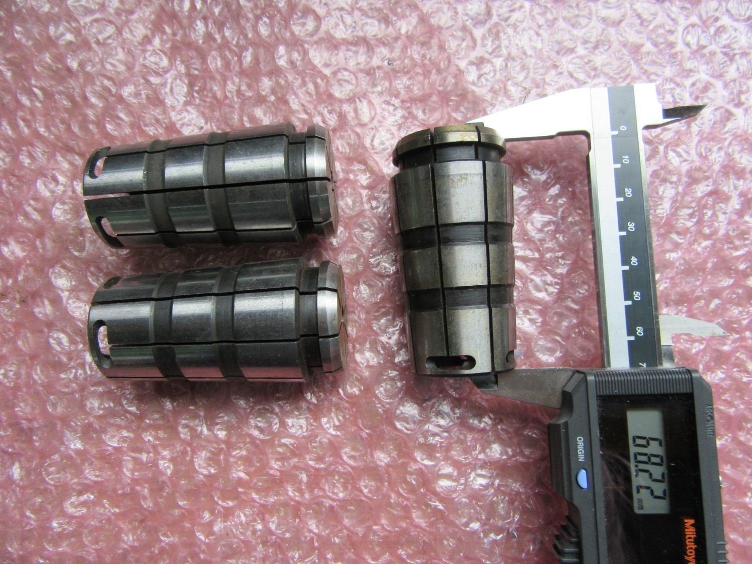 中古Spring collet 【スプリングコレット3個】内径φ6 不明