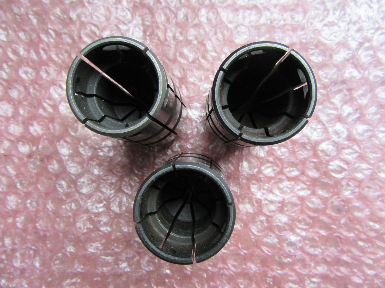 中古Spring collet 【スプリングコレット3個】内径φ6 不明