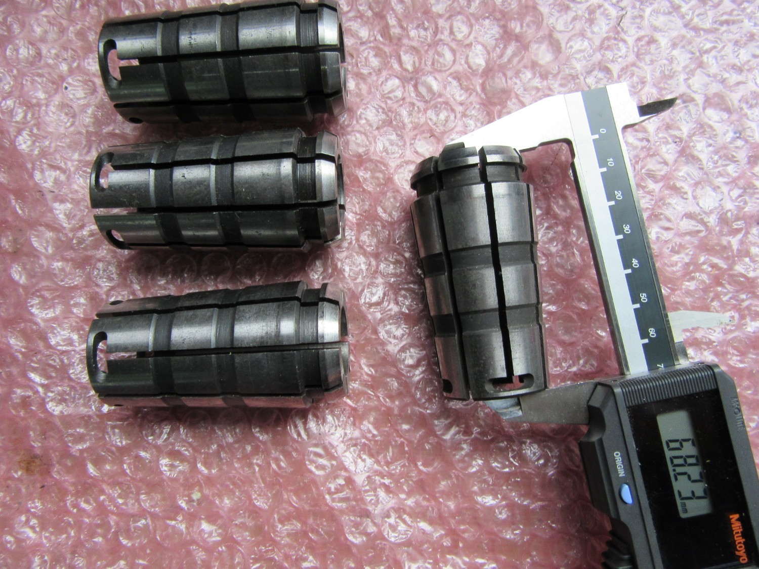 中古Spring collet 【スプリングコレット4個】内径φ20  不明