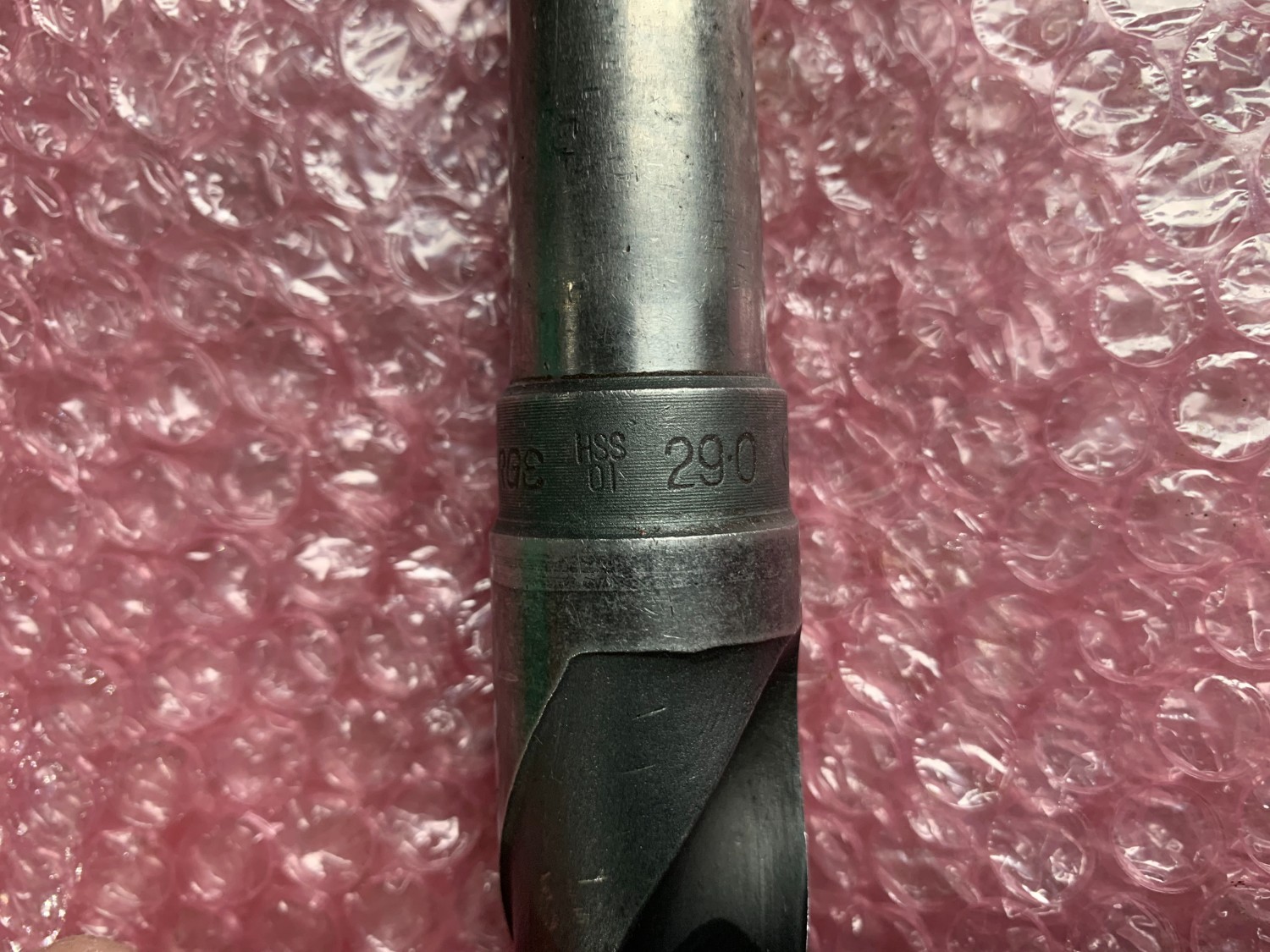 中古Taper shank drills 【テーパーシャンクドリル】  φ29mm, 全長:290mm NACHI(不二越)