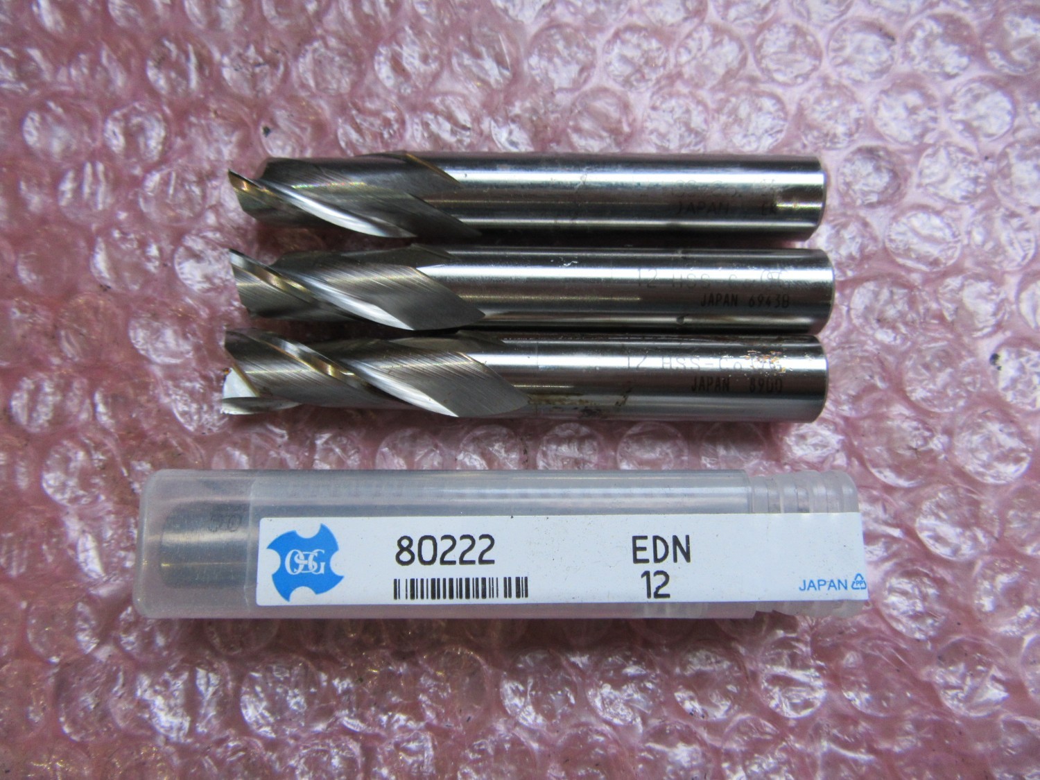 中古Other end mill 【ハイスエンドミル２刃ショート】 EDS12/EDN12  OSG 