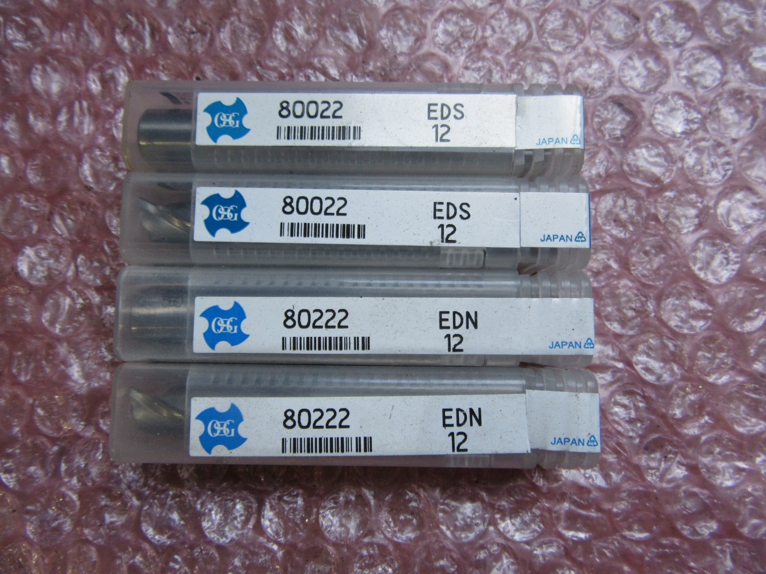 中古Other end mill 【コバルトハイススクエアエンドミル 4刃4個】CC-EMS12　 OSG 