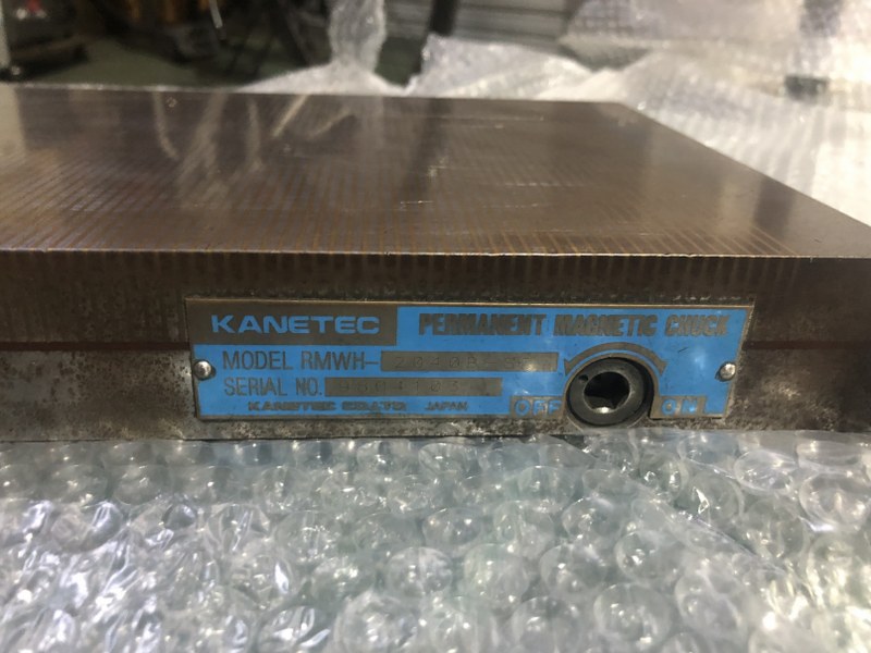 中古Permanent magnetic chuck 【永磁マグネットチャック】RMWH-2040B-SD カネテック/KANETSU 