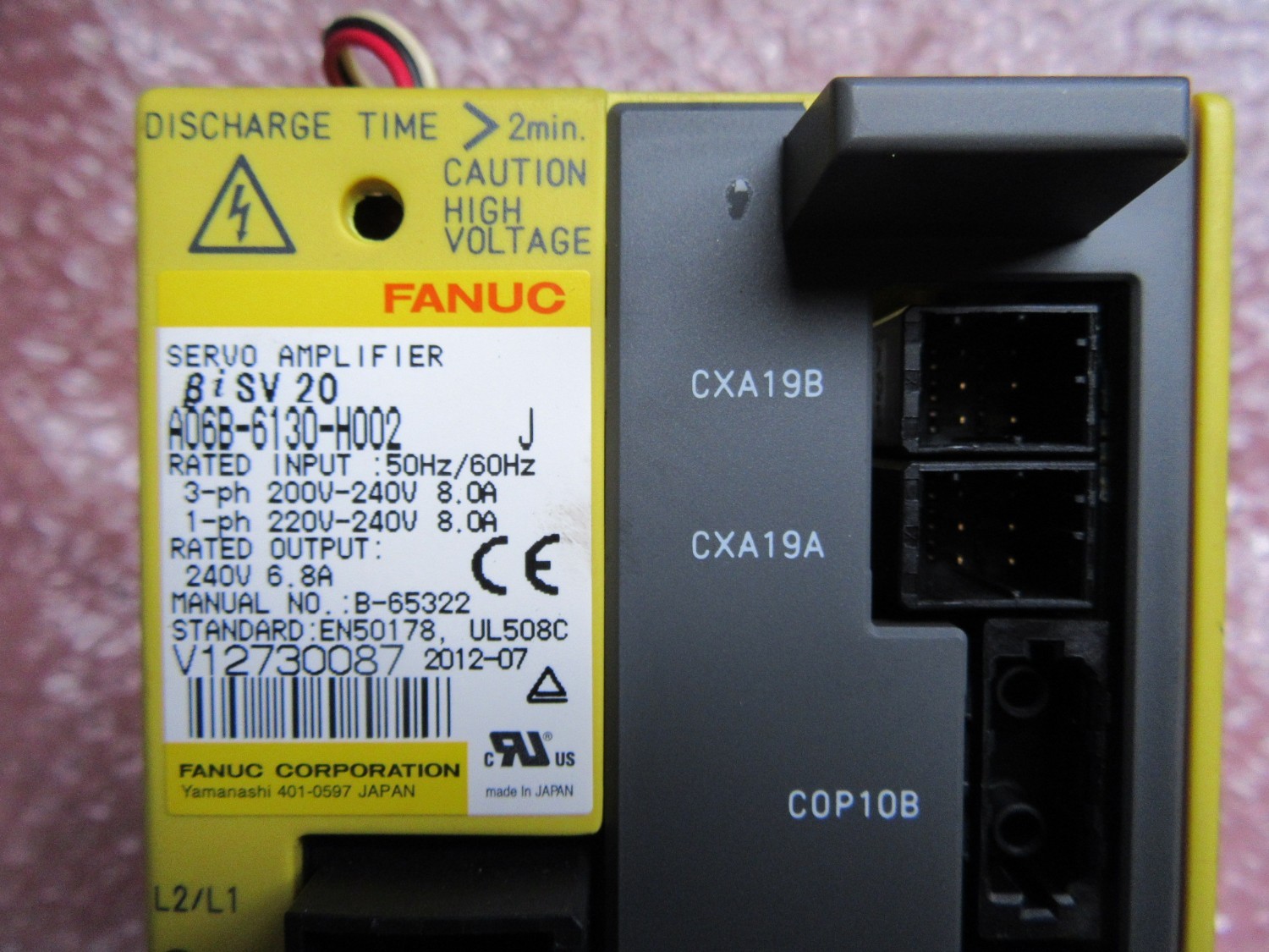 中古Other 【ファンクサーボドライバー】 A06B-6130-H002(BiSV20) FANUC