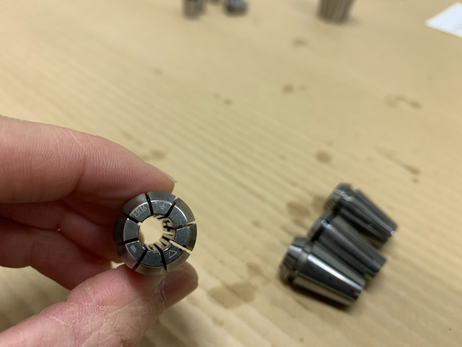 中古Spring collet 【スプリングコレットセット】  ER16(4-3, 7-6), ATC4, NBC10-4  不明