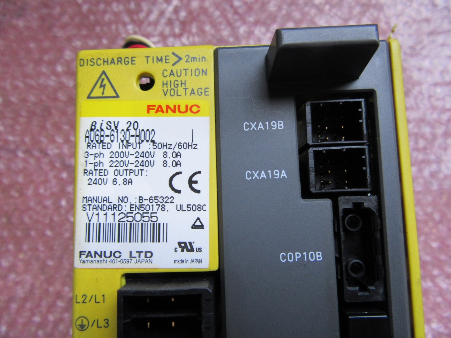 中古Other 【ファンクサーボドライバー】A06B-6130-H002(BiSV20) FANUC