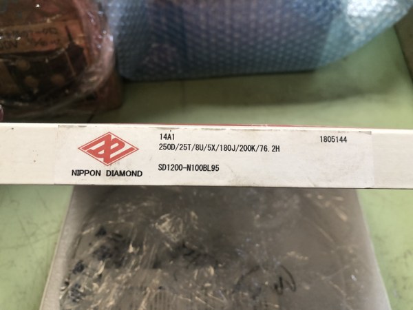 中古Grindstone [ダイヤモンドホイール ]SD1200-N100BL95 NIPPON DIAMOND