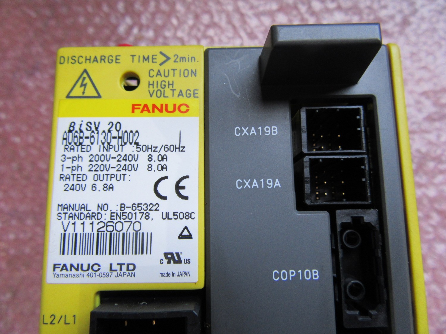 中古Other 【ファンクサーボドライバー】A06B-6130-H002(BiSV20) FANUC