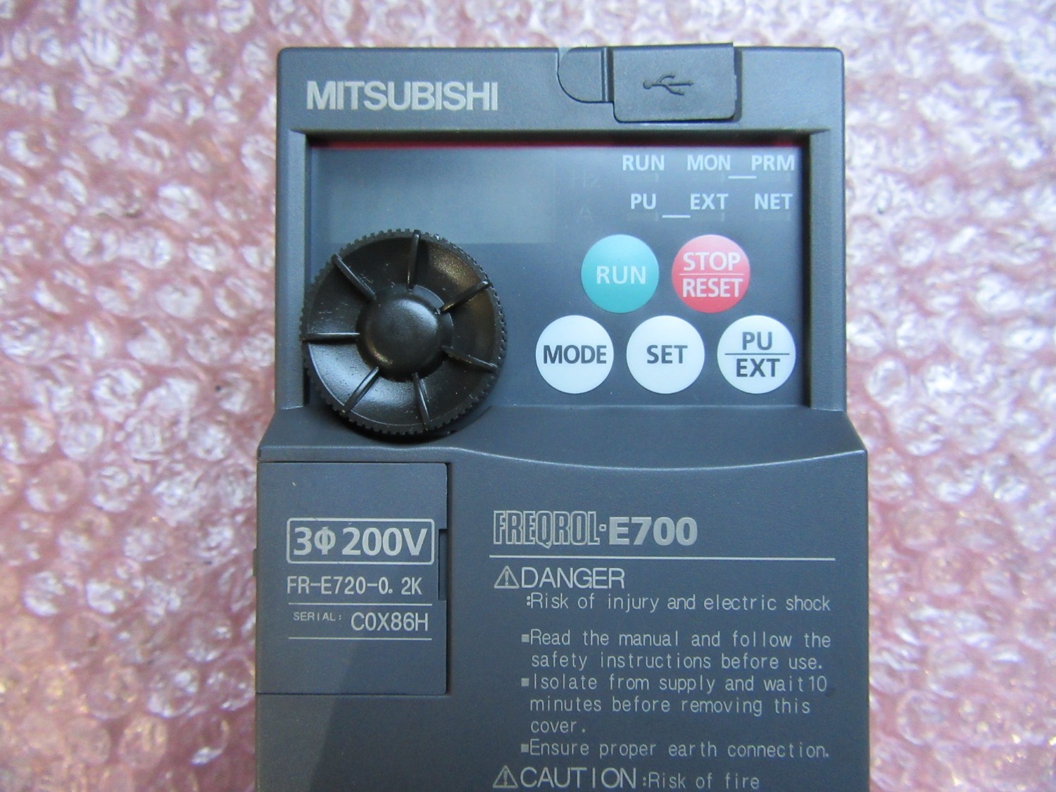 中古その他 【インバーター】FR-E720-0.2K  三菱