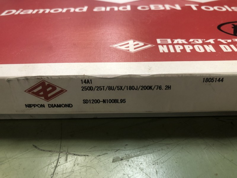 中古その他 【ダイヤモンドホイール】SD1200-N100BL95　1805144 NIPPON DIAMOND