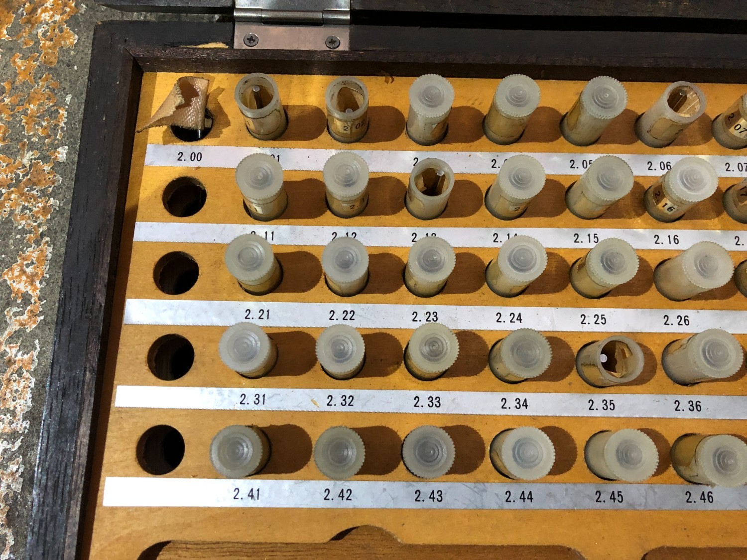 中古その他ゲージ 【ピンゲージセット】 CC-2A   2.0~2.5  不明