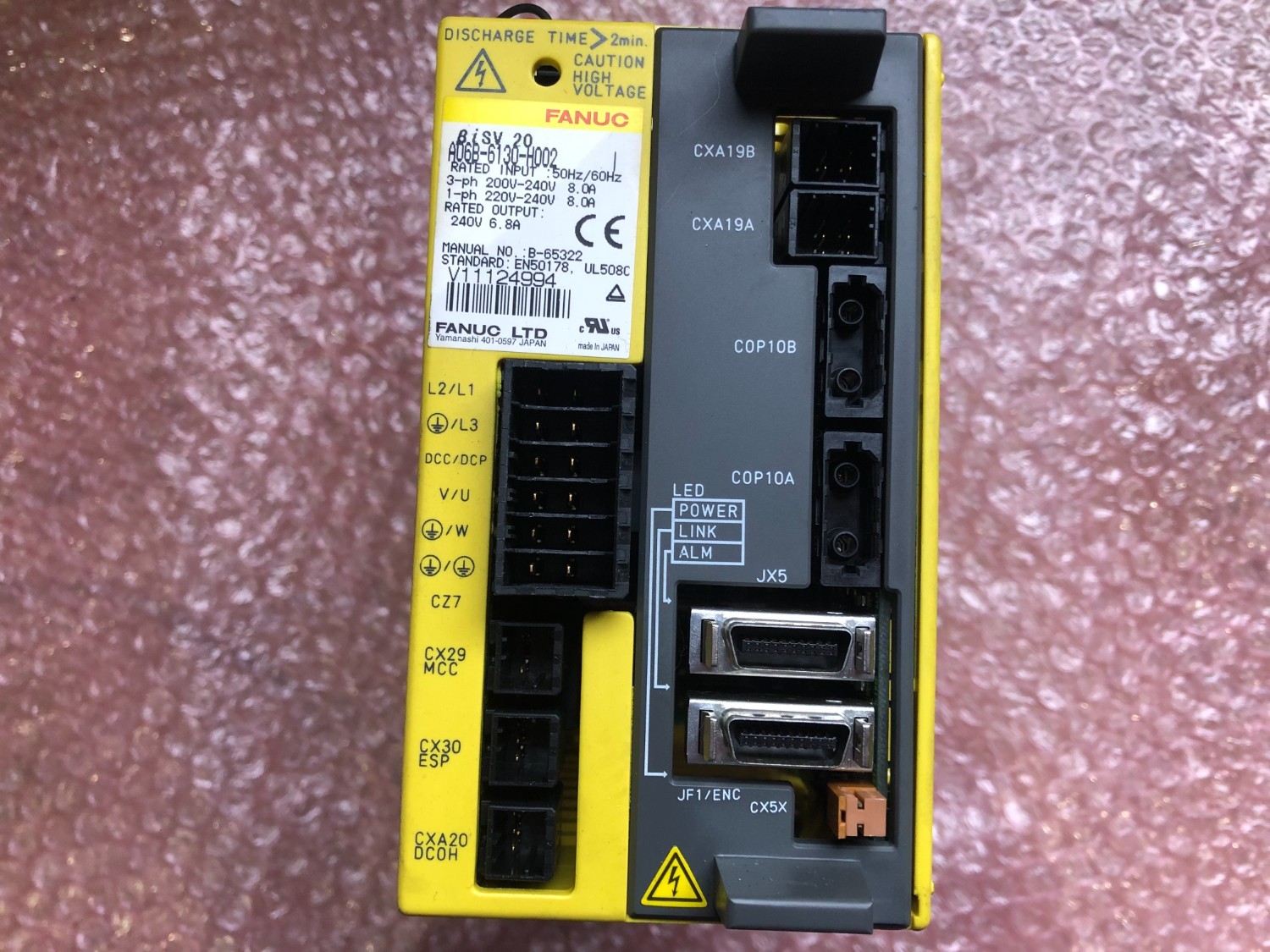 中古その他 【ファンクサーボドライバー】A06B-6130-H002(BiSV20) FANUC/ファナック