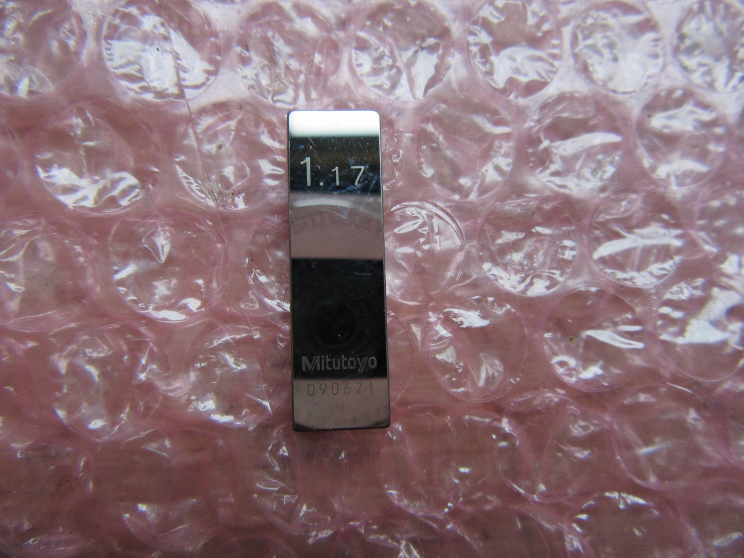 中古その他ゲージ 【ブロックゲージ】  1.17mm  ミツトヨ