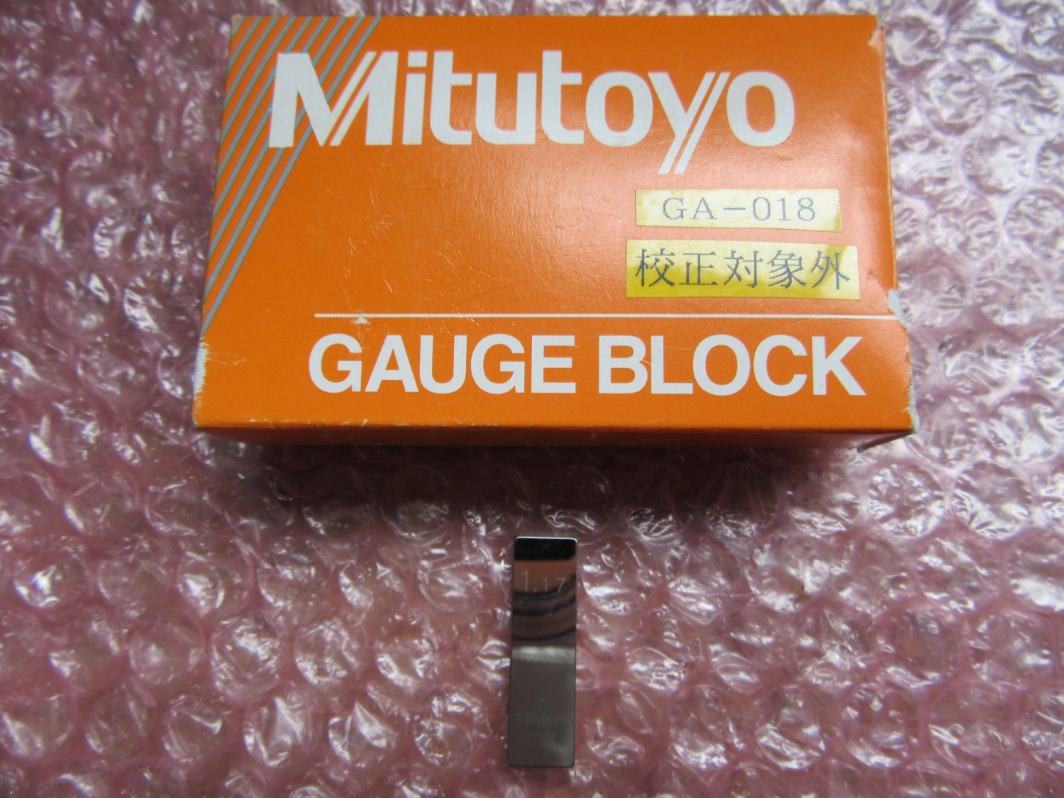 中古Other gauge 【ブロックゲージ】  1.17mm  Mitutoyo