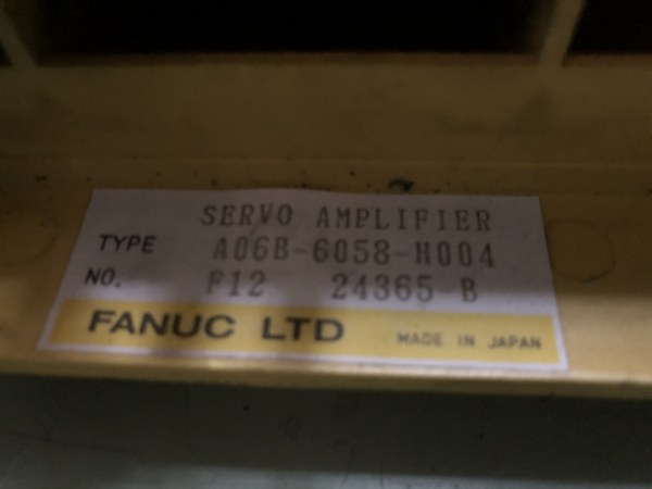 中古Other 「サーボアンプ 」A06B-6058-H004 ファナック/FANUC