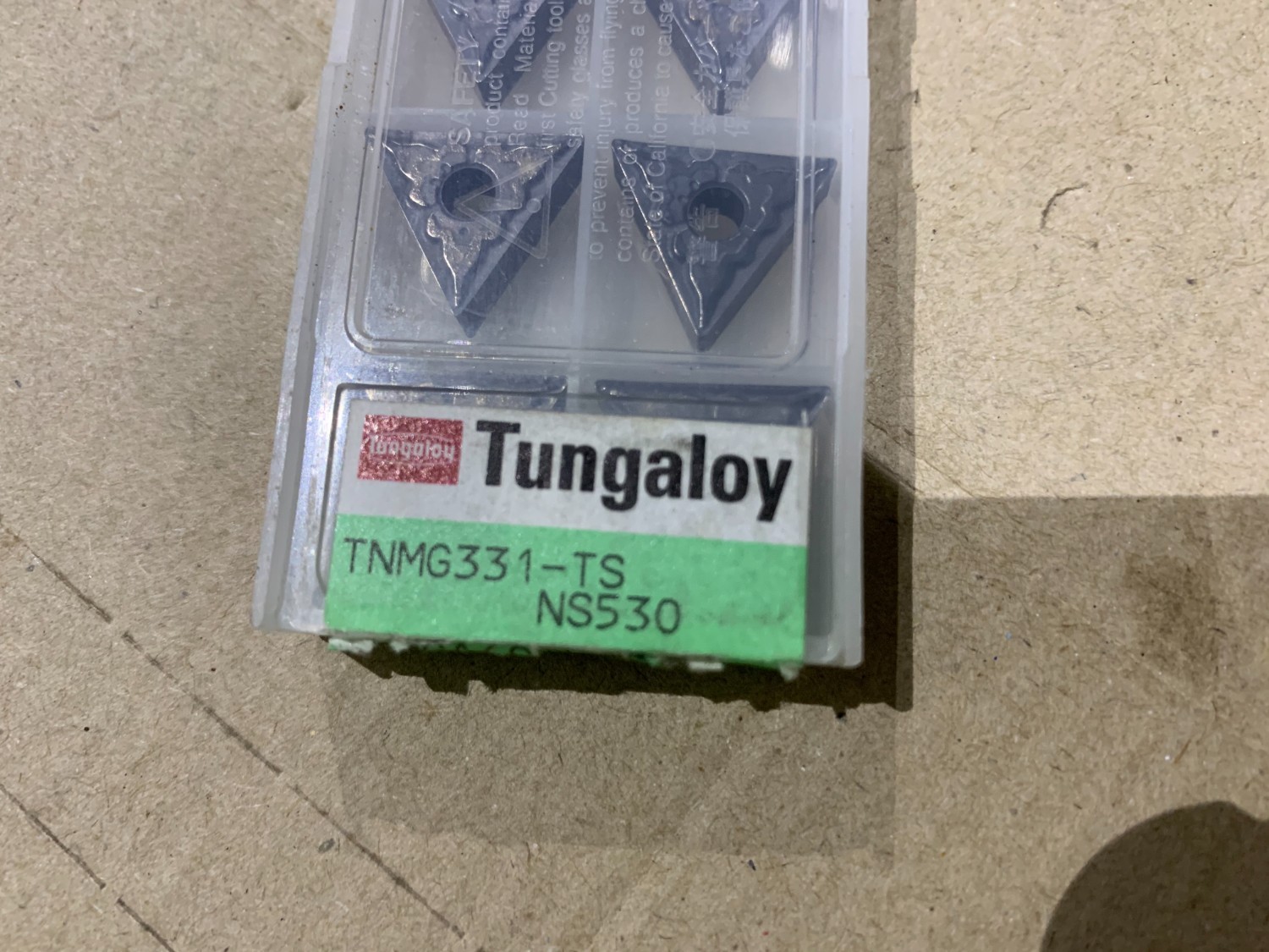 中古Cutting Exchange Chip 【チップ】 TNMG331-TS  NS530   タンガロイ/Tungaloy