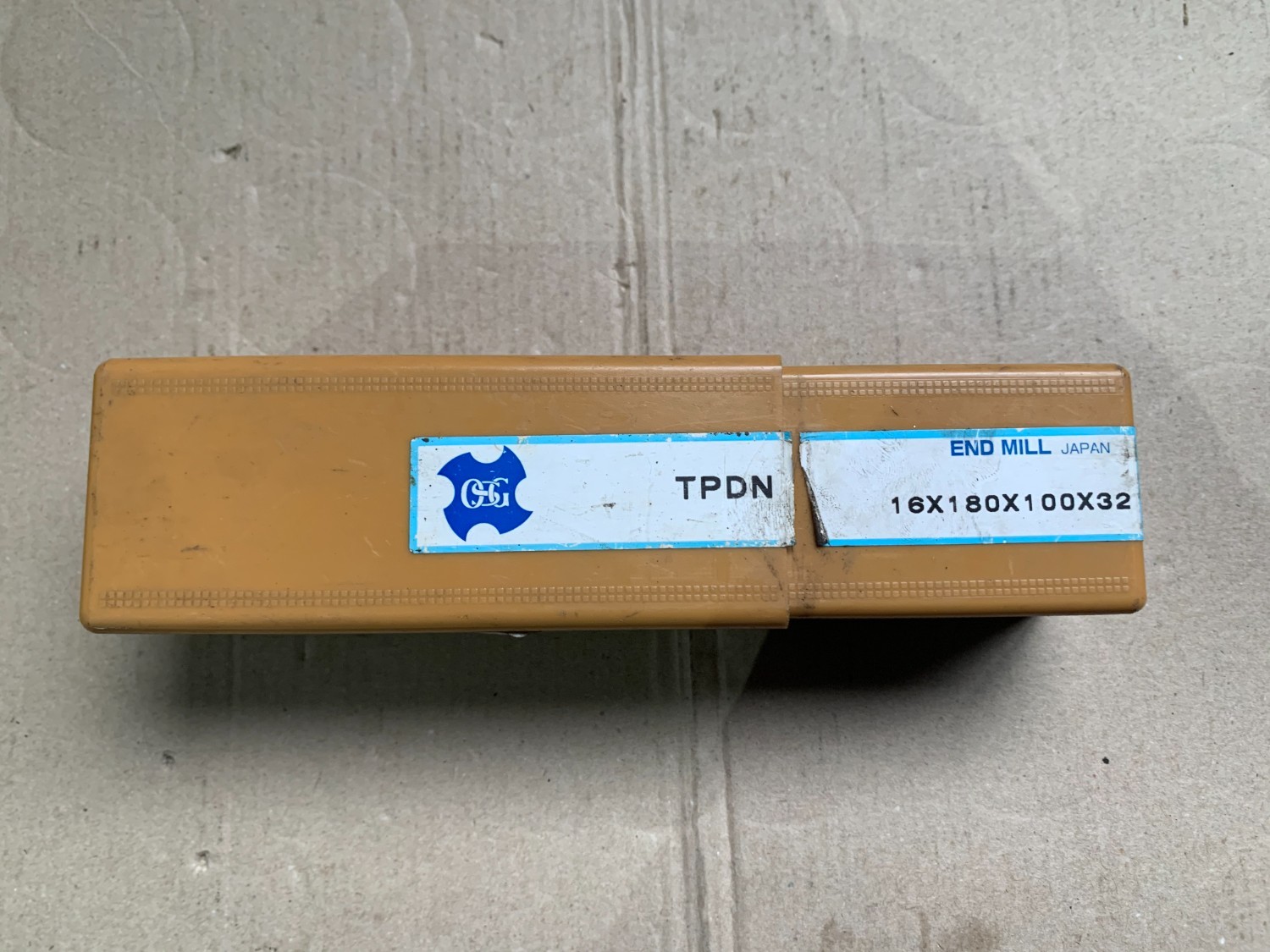 中古End mill(Square) 【エンドミル】  16x5°HSS-Co OSG オーエスジー