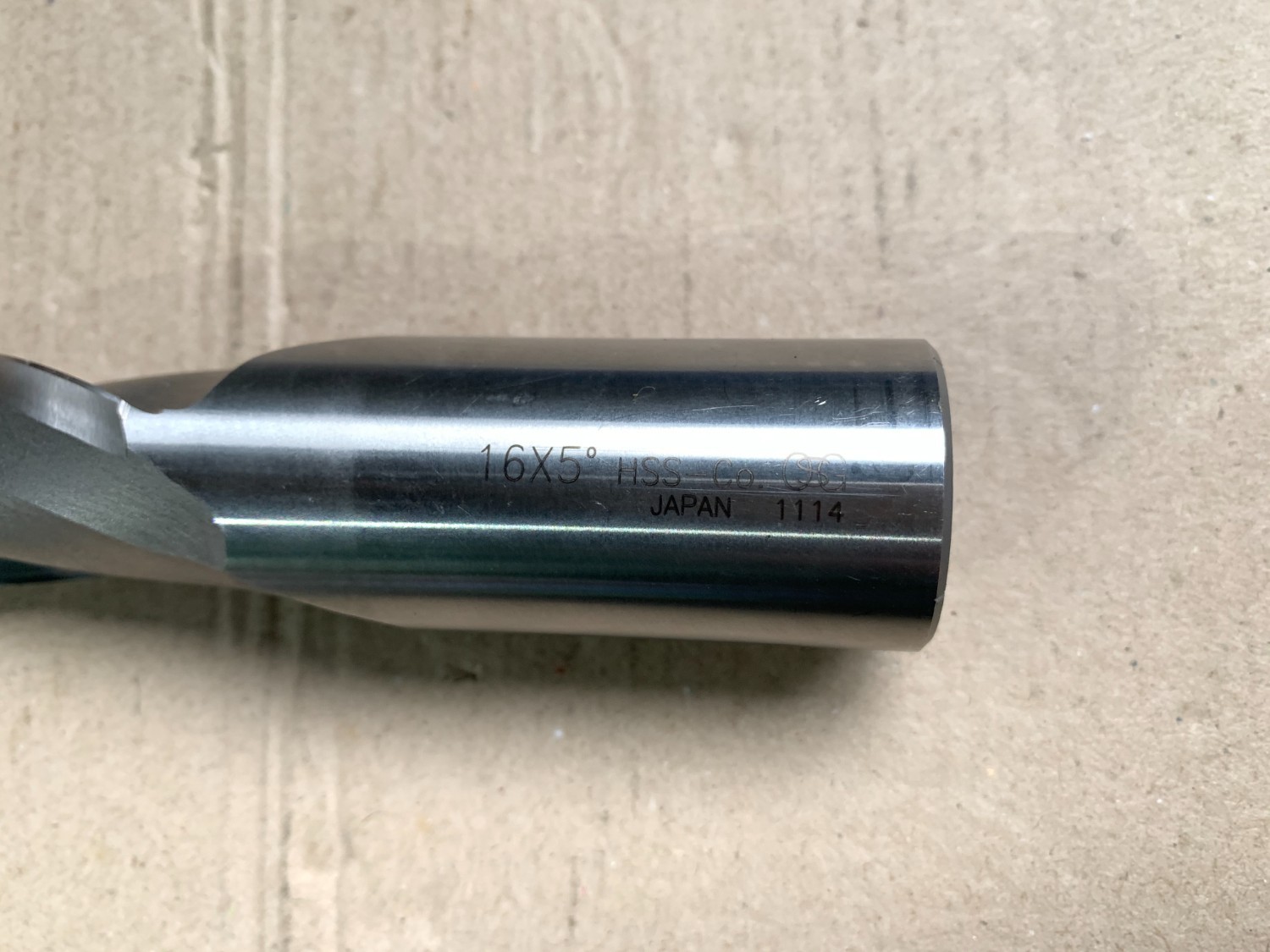 中古End mill(Square) 【エンドミル】  16x5°HSS-Co OSG オーエスジー