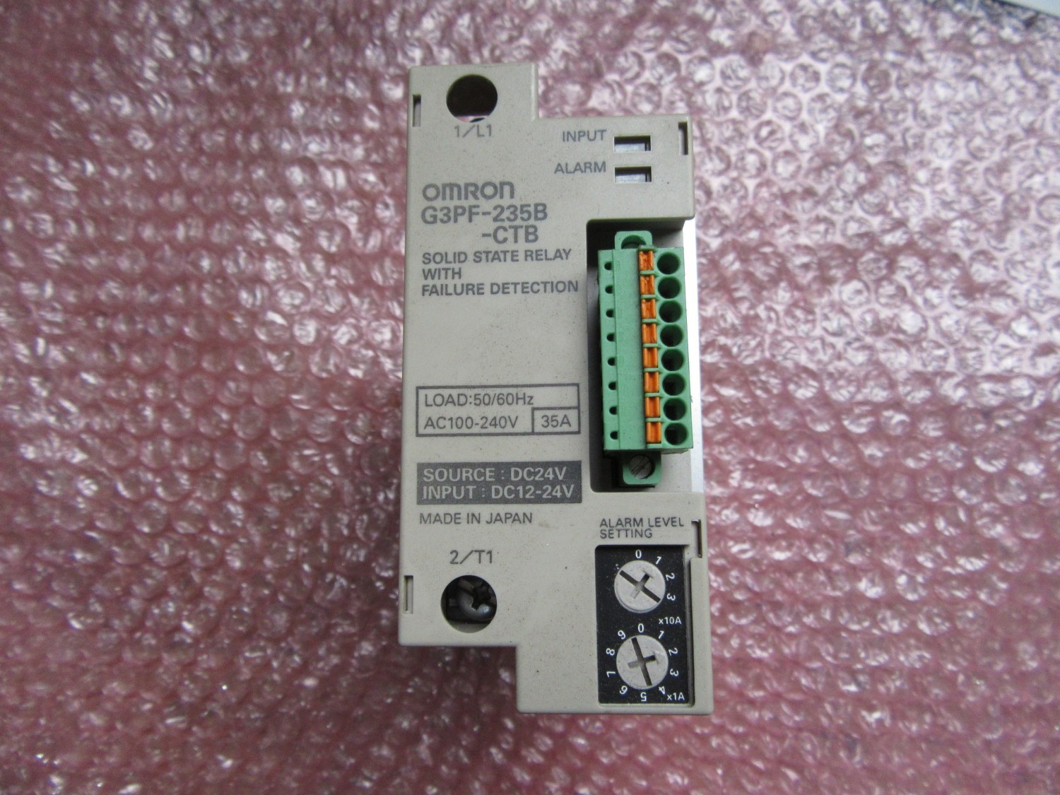 中古その他 【CT内蔵ソリッドステート・リレー】G3PF-235B-CTB　 オムロン