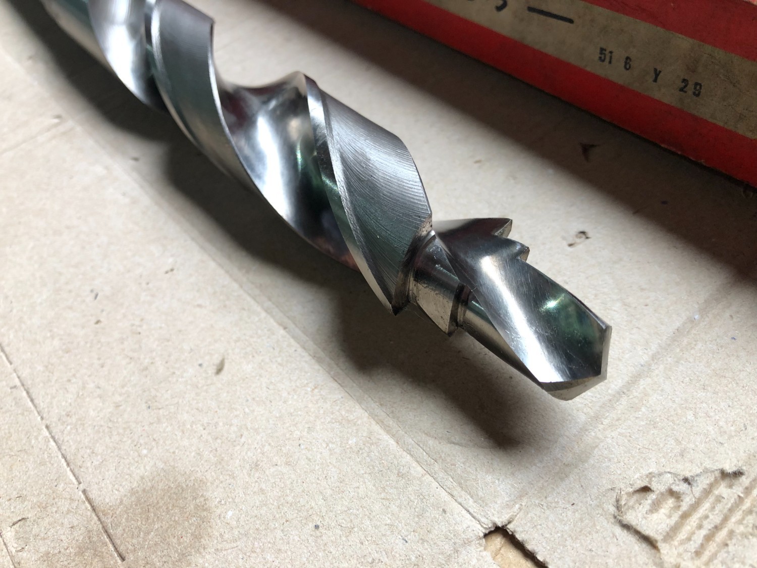 中古Taper shank drills 【テーパシャンクツイストドリル】φ28.5 SKH9 UOZU.MFG