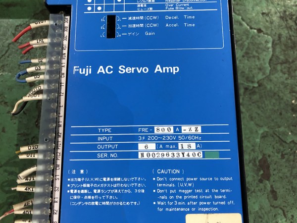 中古その他 [サーボアンプ]FRE-800A-ZZ  富士電機/FUJI ELECTRIC
