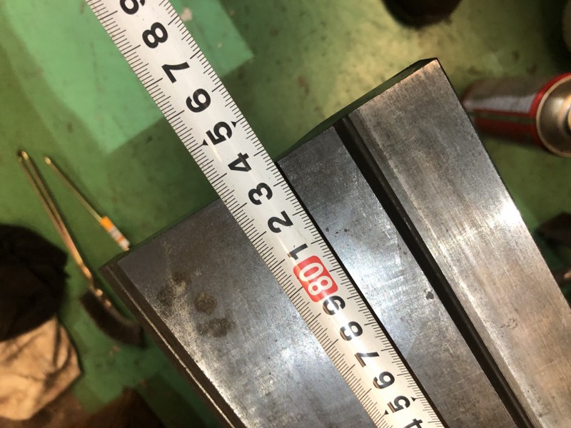 中古上型 【ベンダー金型（パンチ）】L835mm unknown