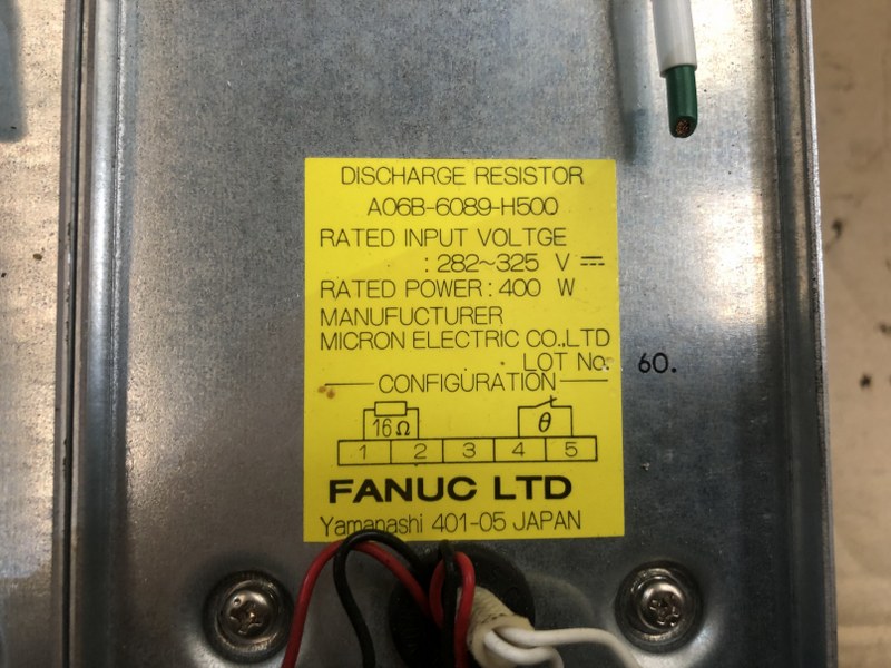 中古お買い得品・1山販売等 【放電抵抗器】A06B-6089-H55 ファナック/FANUC