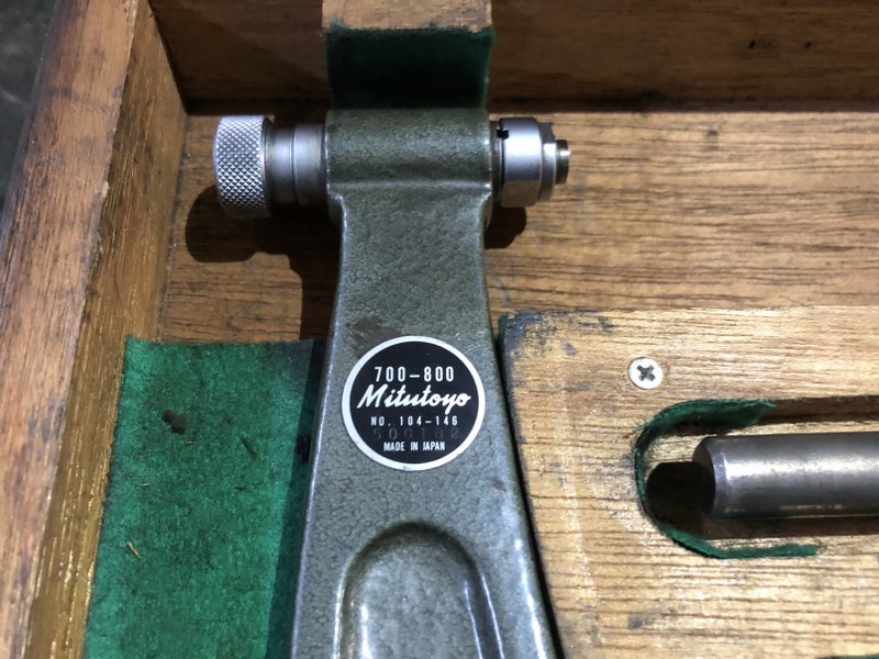 中古Outside micrometer 「外側マイクロメータ　」No.104-146 ミツトヨ/Mitutoyo