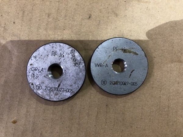 中古Other gauge 【ねじリングゲージ（1セット）】PF⅛ GRWR-A 第一測範/DAIICHI SOKUHAN