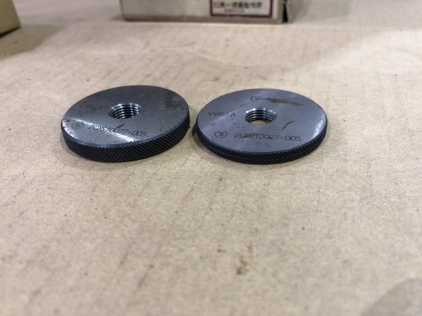 中古Other gauge 【ねじリングゲージ（1セット）】PF⅛ GRWR-A 第一測範/DAIICHI SOKUHAN