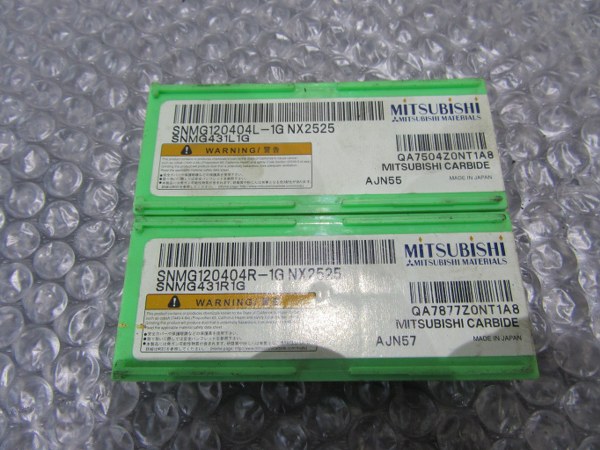 中古Cutting Exchange Chip [チップ　2個]SNMG120404L-1G NX2525 三菱マテリアル/Mitsubishi Materials