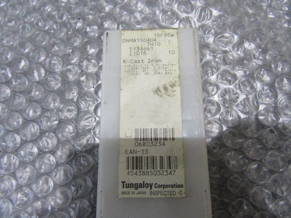 中古Cutting Exchange Chip 「チップ」DNMA150404 TH10　  Tungaloy