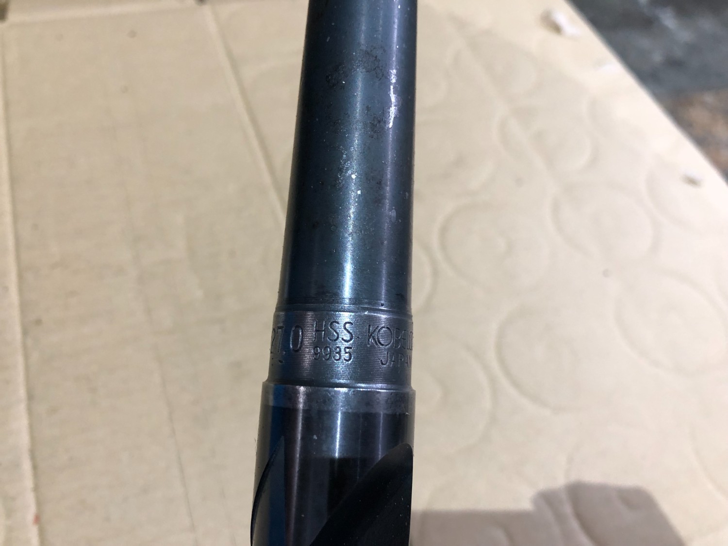 中古テーパ―シャンクドリル 【テーパーシャンクドリル】27.0 コベルコ