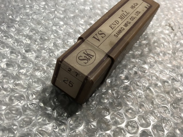 中古エンドミル 【2枚刃エンドミル】φ25 HS-CO 三興製作所/SANKO TOOL