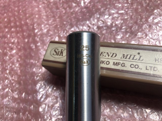 中古End mill 【2枚刃エンドミル】φ25 HS-CO 三興製作所/SANKO TOOL