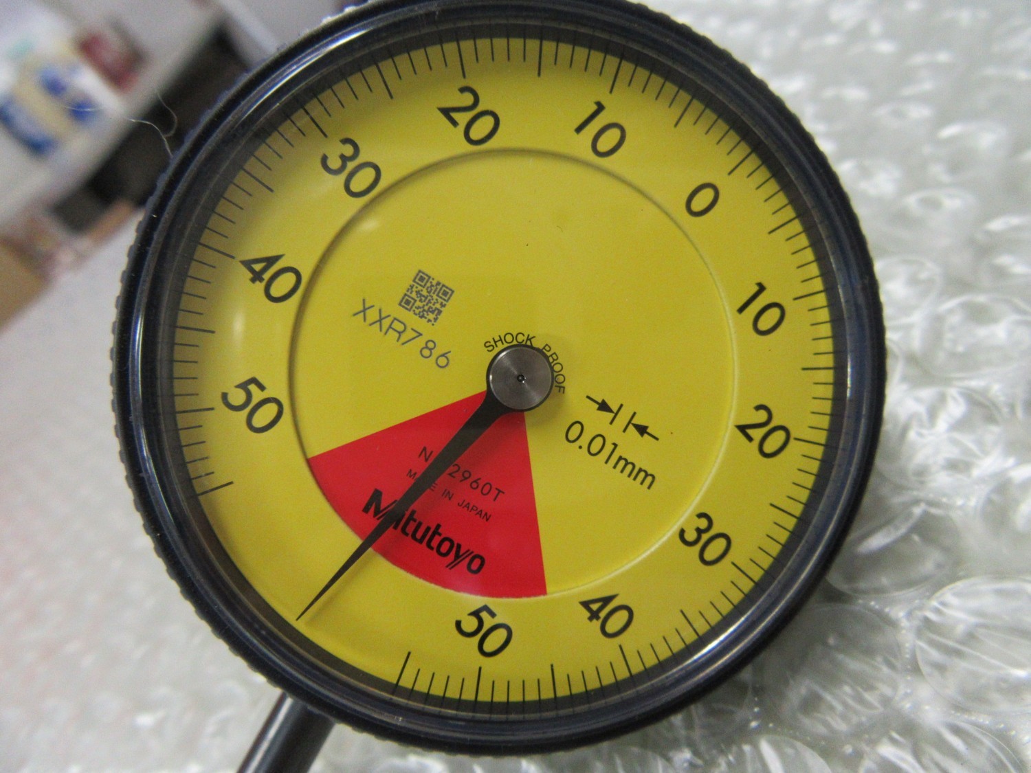 中古Dial gauge(Dial indicator) 【標準形ダイヤルゲージ】2960T(0.01mm) Mitutoyo 