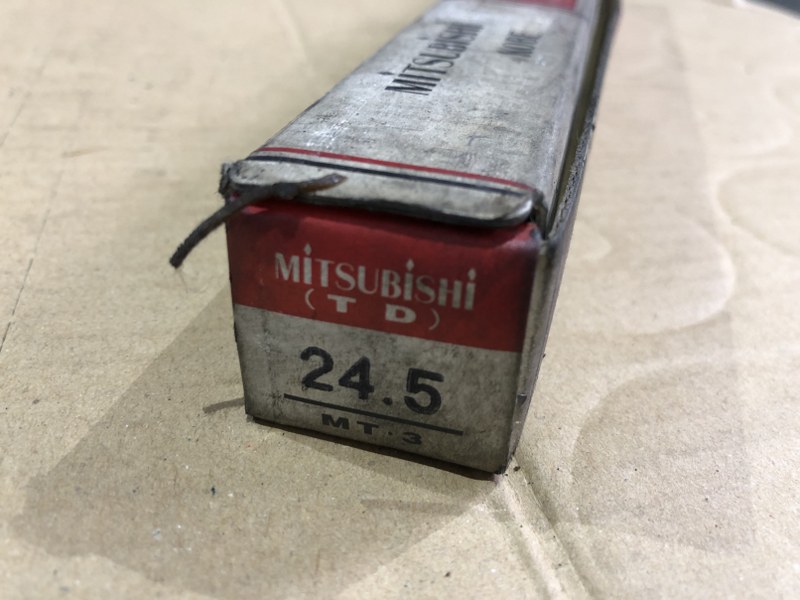 中古ドリル 「段付きドリル」24.5 HSS(U3)　 三菱/MITSUBISHI