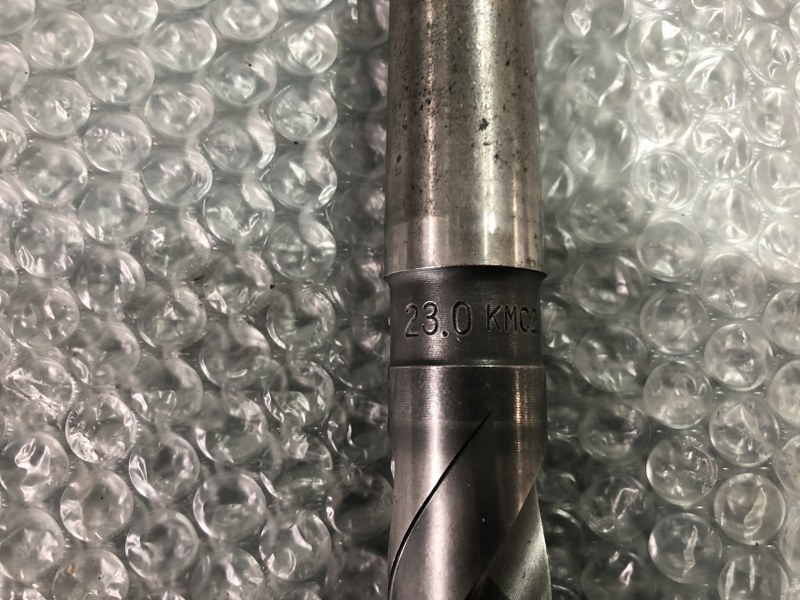 中古Taper shank drills [テーパーシャンクドリル ]23.0 KMC2  三菱/MITSUBISHI